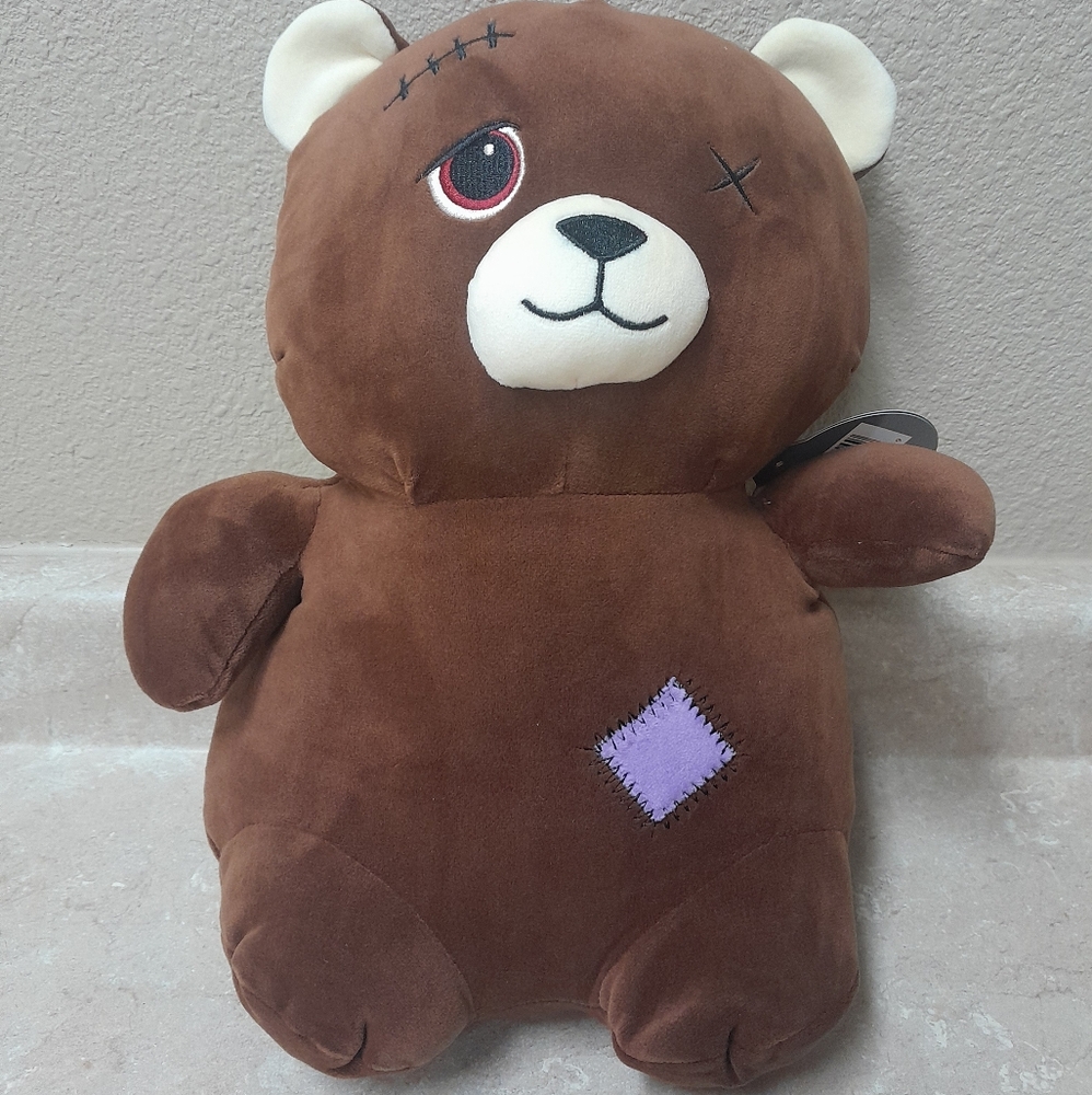 Cuddly Plush Brown Teddy Bear Seasonal Collection NWT Size:15"